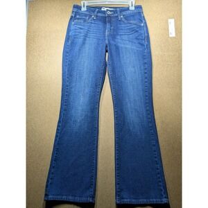 Levis 529 Curvy Boot Cut Jeans Medium Wash Blue Denim Womens Size 8M W29 L32